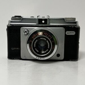 Vintage Ilford Sportsman 35mm Camera Dacora Dignette Vario 45mm f/3.5 Untested